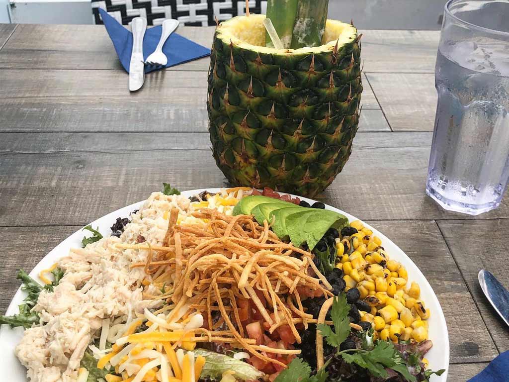 Baja chicken salad from Seaside on the Pier