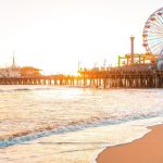 Pacific Park as seen from the beaches south of the Santa Monica Pier